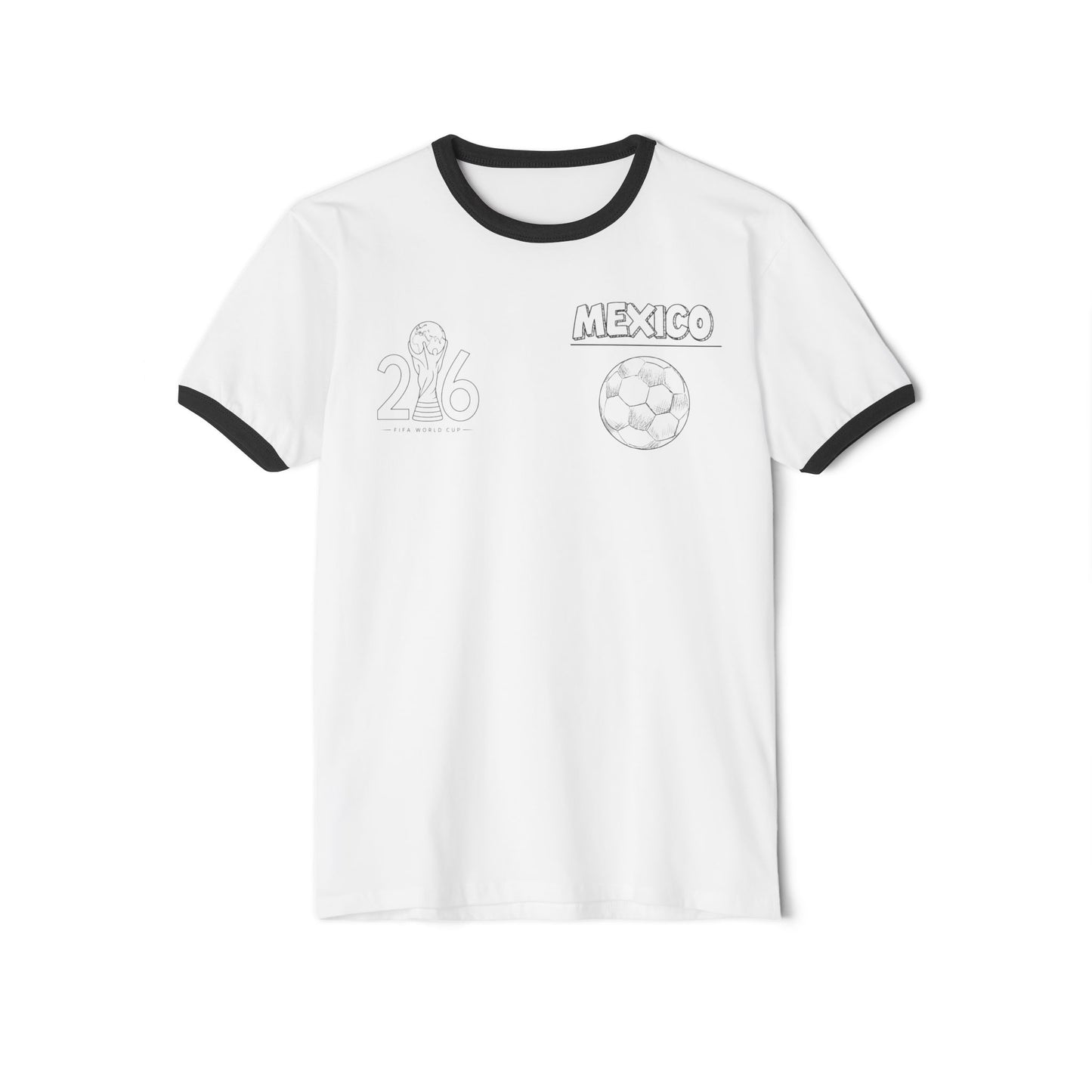 Unisex Cotton Ringer T-Shirt