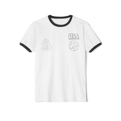 Unisex Cotton Ringer T-Shirt