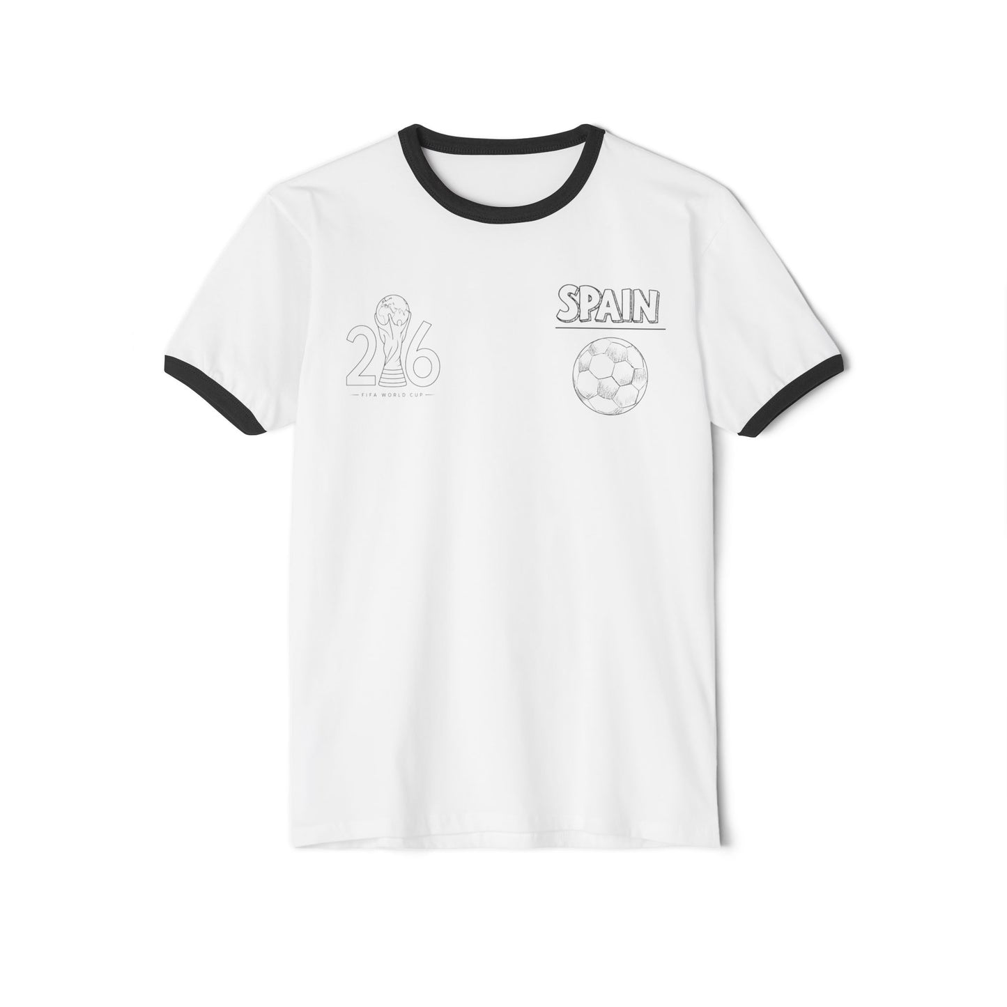 Unisex Cotton Ringer T-Shirt